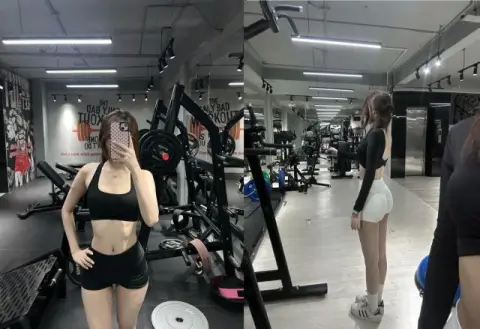 Video sex some em gymer ướt át